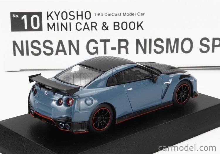 Kyosho Nissan Gt-r (r35) Nismo Coupe 2022 1:64 Modrá čierna