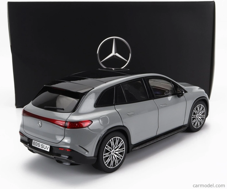 Nzg Mercedes benz Eqs Suv (x296) Von Mercedes-eq 2022 1:18 Alpine Grey