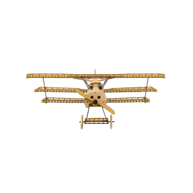 3D puzzle Fokker DR1 1:18 laser cut stavebnica 400 mm