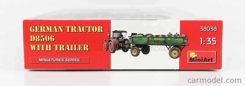 Miniart Lanz Bulldog D8506 Traktor s prívesom 1942 1:35 /