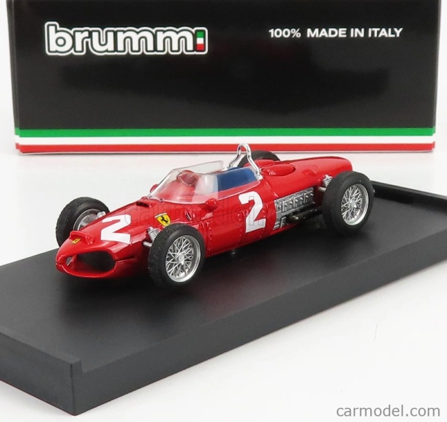 Brumm Ferrari F1 156 N 2 Winner Usa Gp Phil Hill 1961 World Champion 1:43 Red