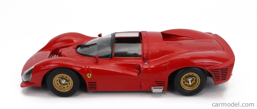 Werk83 Ferrari 330 P3 4.0l V12 Spider Verzia s otvorenou strechou 1966 1:18 Červená