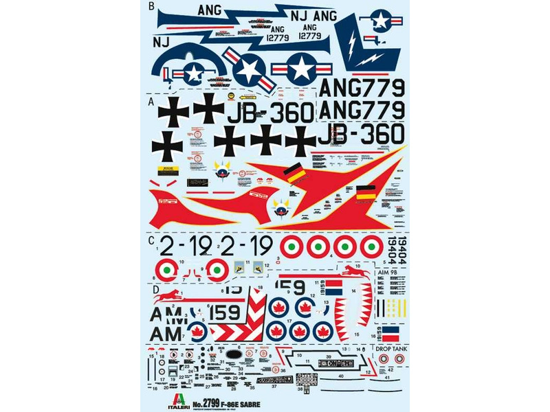 Italeri North American F-86E Sabre (1:48)