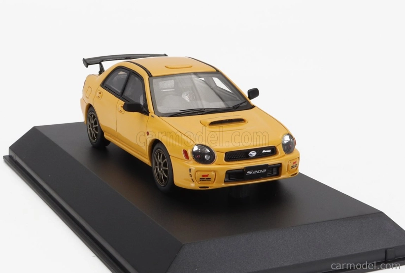Kyosho Subaru Impreza (s202) 2002 1:43 Žltá