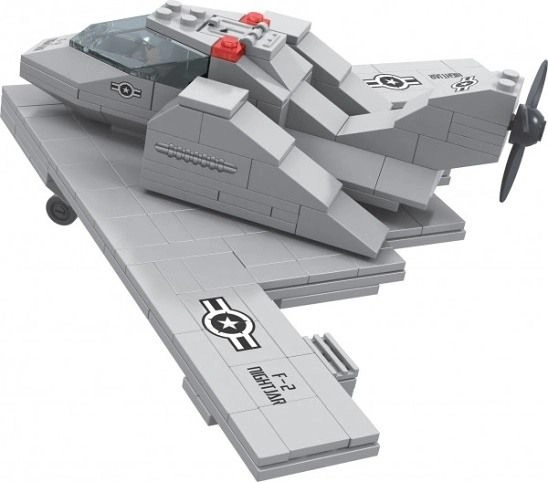 Ausini 22506 Lietadlo F2 - kocky rovnakej veľkosti ako Lego