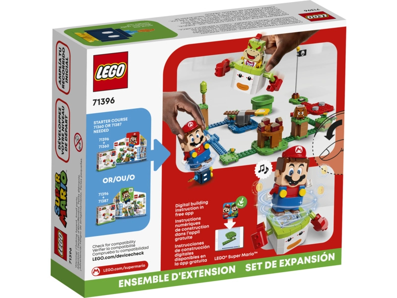 Rozširujúca sada LEGO Super Mario - Bowser Jr. a klaunské auto