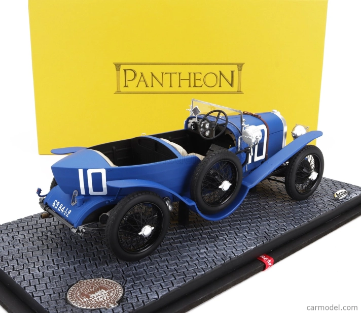 Pantheon Chenard & walcker Type U3 15cv Sport 3.0l S4 Team Chenard-walcker Sa N 10 2nd 24h Le Mans 1923 Raoul Bachmann - Christian Dauvergne 1:18 Světle Modrá