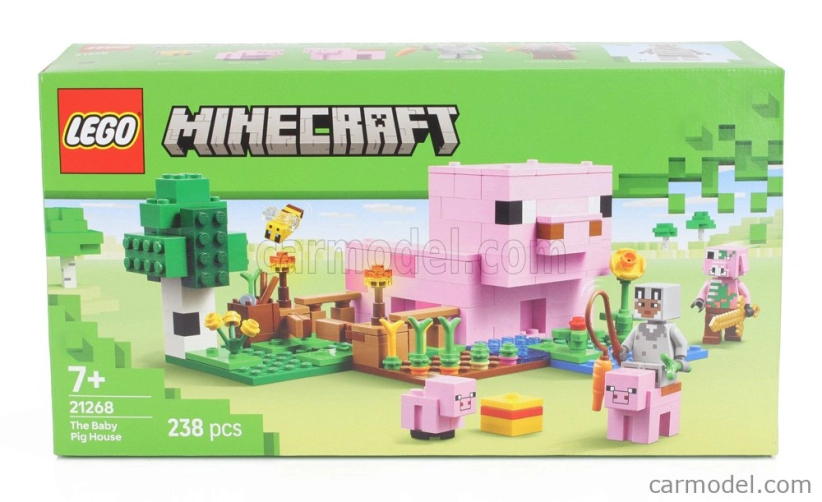 Lego Accessories Lego Minecraft - The Baby Pig House - 238 Pezzi - 238 Pcs Různé