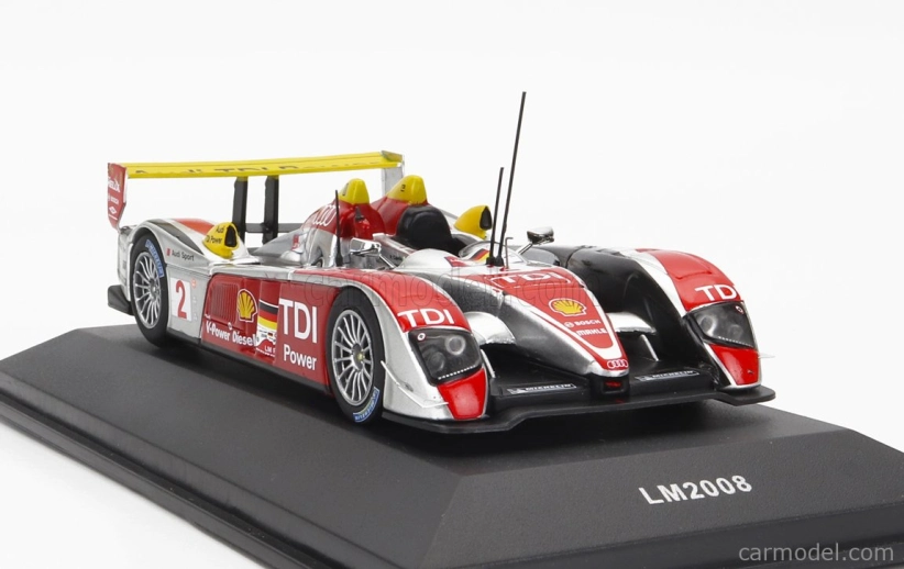 Ixo-models Audi R10 Tdi 5.5l Turbo V12 Team Audi Sport North America N 2 1:43