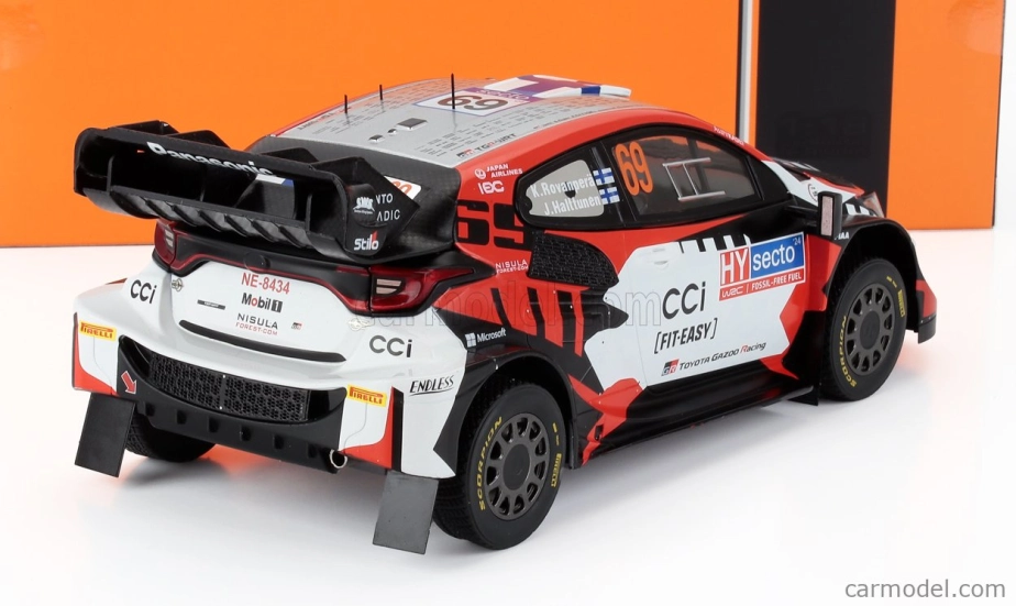 Ixo-models Toyota Yaris Gr Rally1 Team Toyota Gazoo Racing Wrt N 69 Rally Finland 2024 Kalle Rovanpera - Jonne Halttunen 1:18 Čierna biela červená