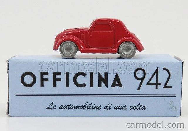 Officina-942 Fiat 500b Topolino 1:76 Červená