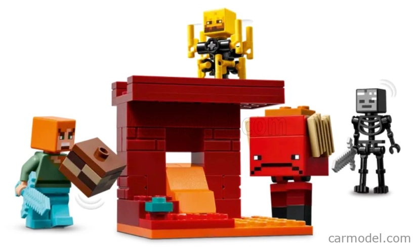 Lego Accessories Lego Minecraft - The Nether Lava Battle - 99 Pezzi - 99 Pcs Různé
