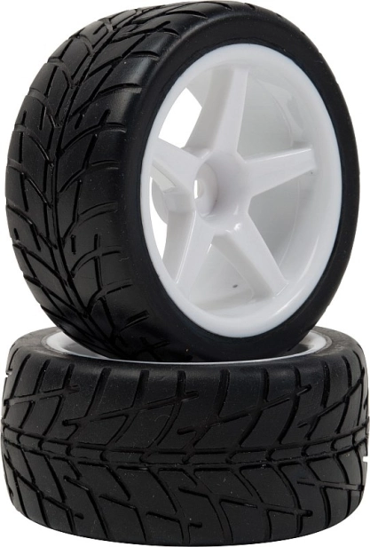 VTEC silniční kola kompletní pro 1/10 4WD Buggy přední (2 ks)