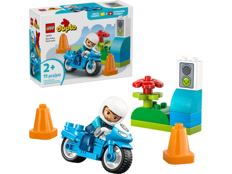 LEGO Friends - Modrá policajná motorka
