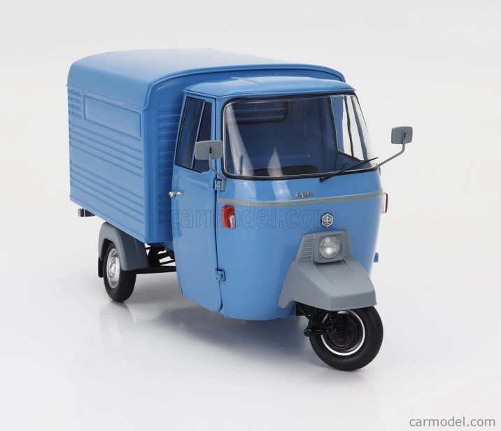 Mitica-diecast Piaggio Ape P501 Van Closed 1979 - Con Vetrina - S vitrínou 1:18 Blu 7210