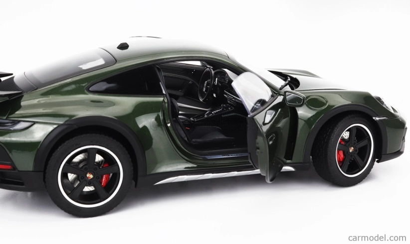 Norev Porsche 911 992 Dakar Coupe 2023 1:18 Zelený Odstín