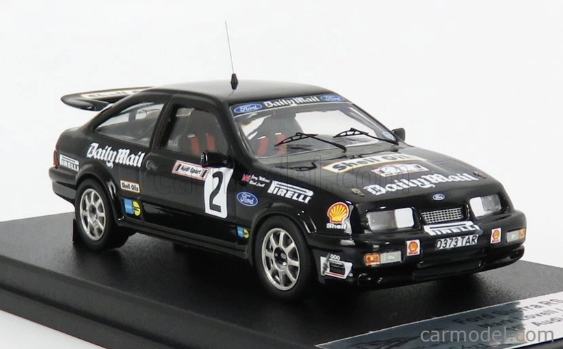 Trofeu Ford england Sierra Rs Cosworth N 2 Rally Audi Sport 1987 M.lovell - M.broad 1:43 Black
