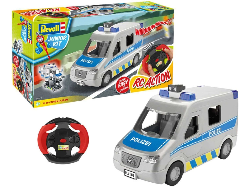 Revell Junior Kit – policajná dodávka (1:20)