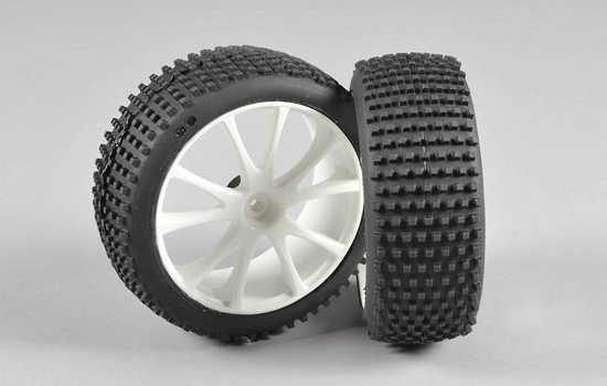 Mini Pin EVO S zmes gumy nalepenej na bielych diskoch, 2ks.