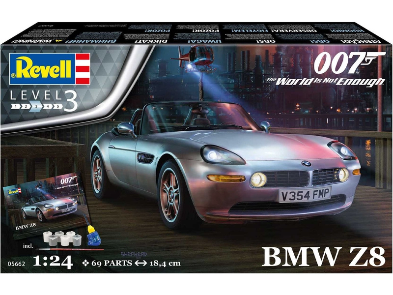 Revell BMW Z8 – Jeden svet nestačí (1:24) (darčeková súprava)