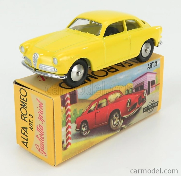 Edicola Alfa romeo Giulietta Sprint Coupe 1960 1:48 Žlutá