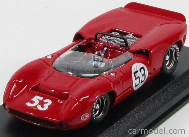 Najlepší model Lola T70 Spider N 53 Laguna Seca 1966 H.dibley 1:43 Red