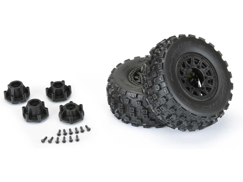 Pro-Line kolo 2.2/3.0", pneu Badlands MX M2, disk Raid H12 černý (2)