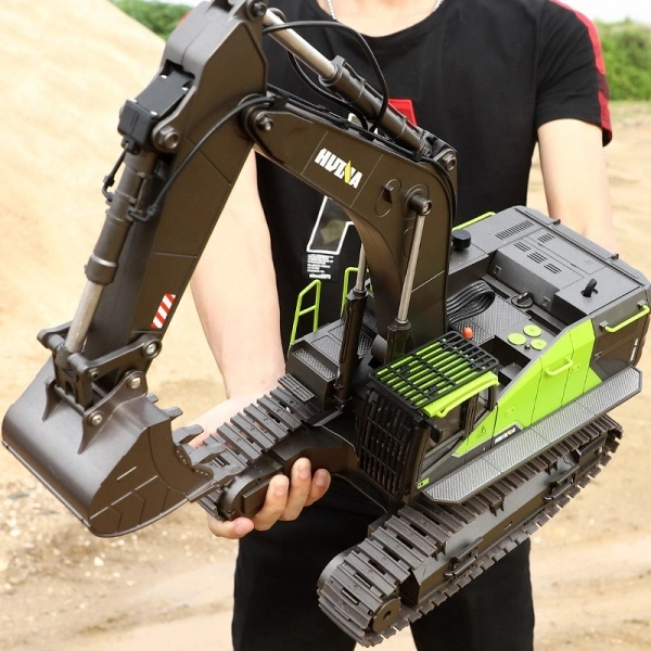 RC pásový bager HN593 s kovovou lyžicou, 1:14