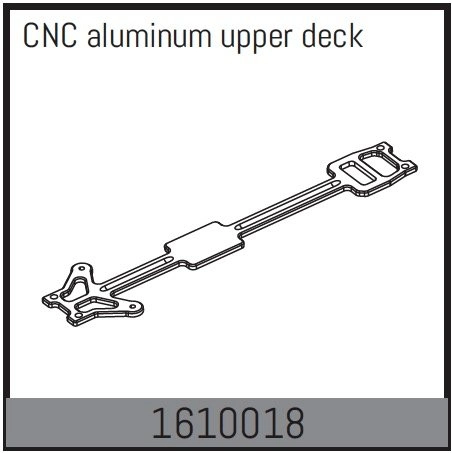 CNC aluminum upper deck