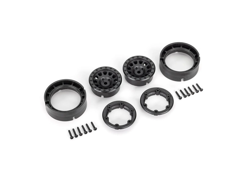 Traxxas disk 1.0" Method 105 beadlock čierny (2)