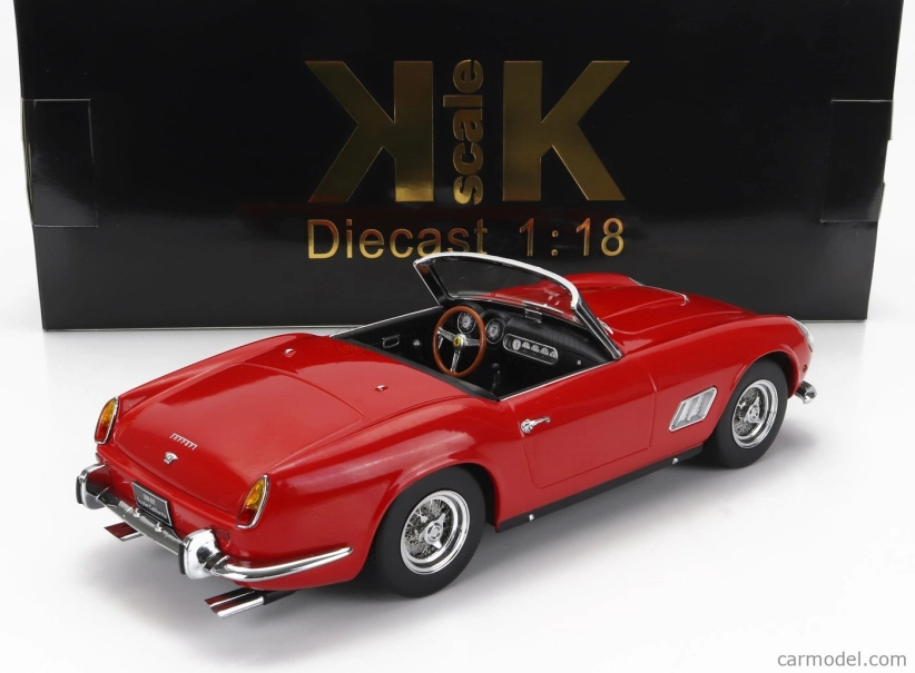 Kk-scale Ferrari 250gt California Spider With Hard-top 1960 1:18 Červená Černá