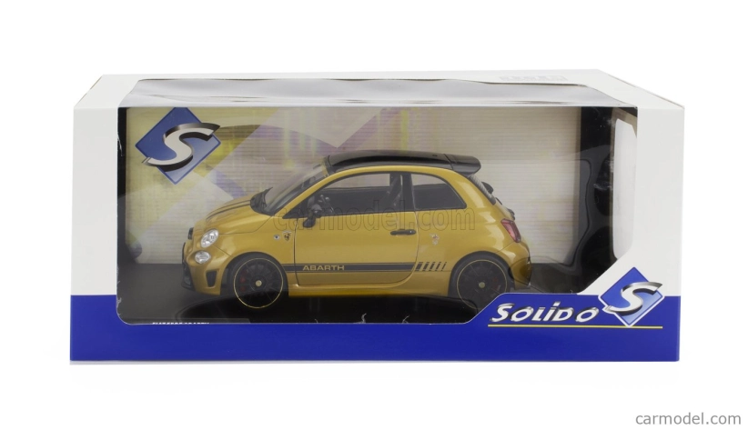 Solido Fiat Nuova 500 Abarth 595 2022 1:18 Žlutá S Černou