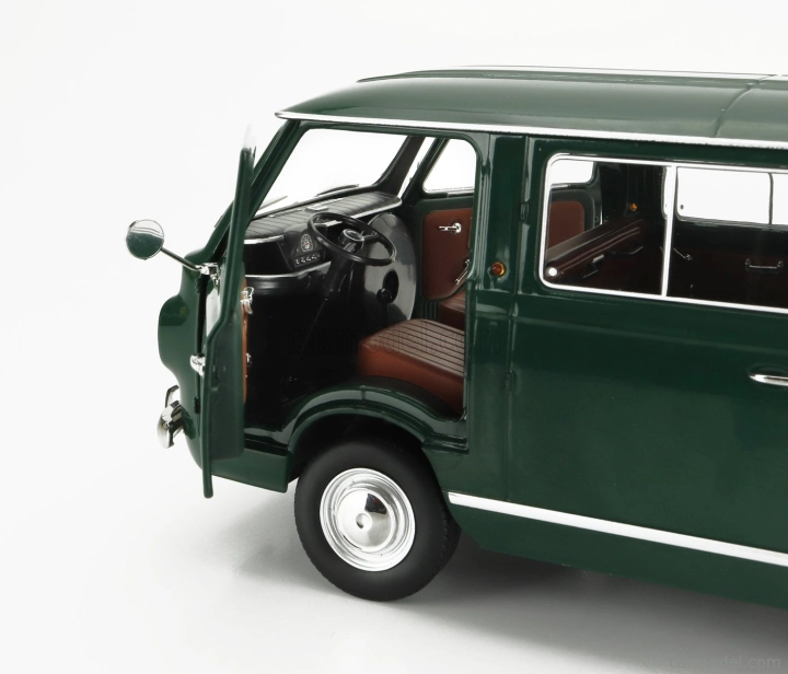 Mitica-diecast Fiat Fiat 850 Familiare Serie-2 1970 – Interno Brown 1:18 Verde Oliva 323 Zelená