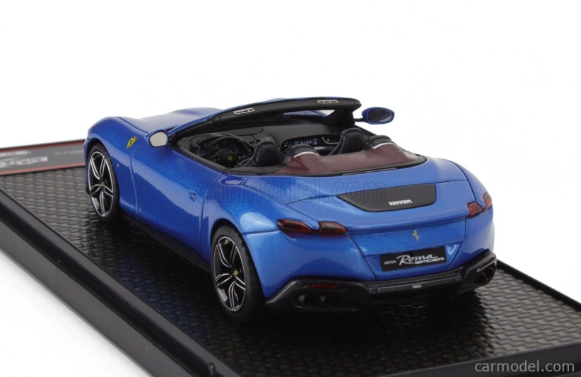 Bbr-models Ferrari Roma Spider Open 2020 1:43 Blu Corsa - Modrá Met
