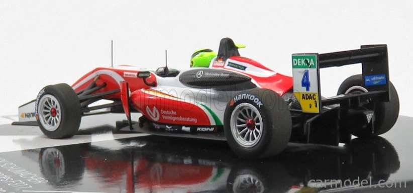 Minichamps Dallara F3 F317 Mercedes Team Prema Theodore Racing N 4 Sezóna Mick Schumacher 2018 Formula3 Champion 1:43 Červená biela