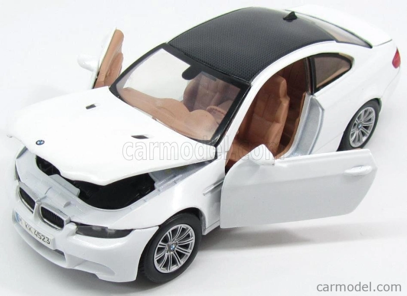 Motor-max BMW radu 3 M3 Coupe 2007 1:24 biela