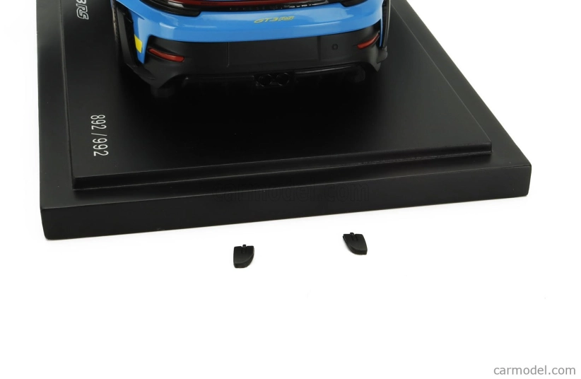 Spark-model Porsche 911 992 Gt3 Rs Coupe 2023 1:18 Light Blue Yellow