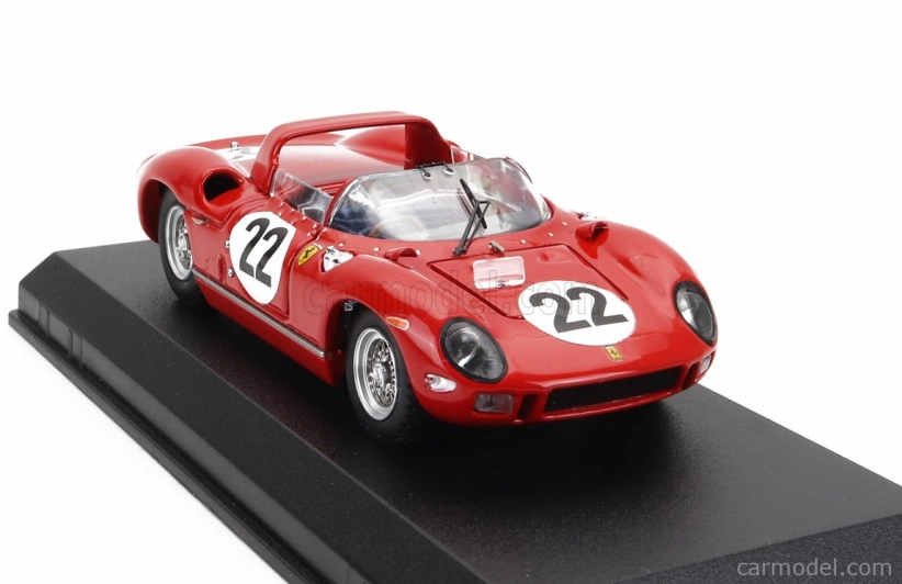 Art-model Ferrari 250p Spider 3.0l V12 Team Sefac Ferrari Spa N 22 1:43, červená