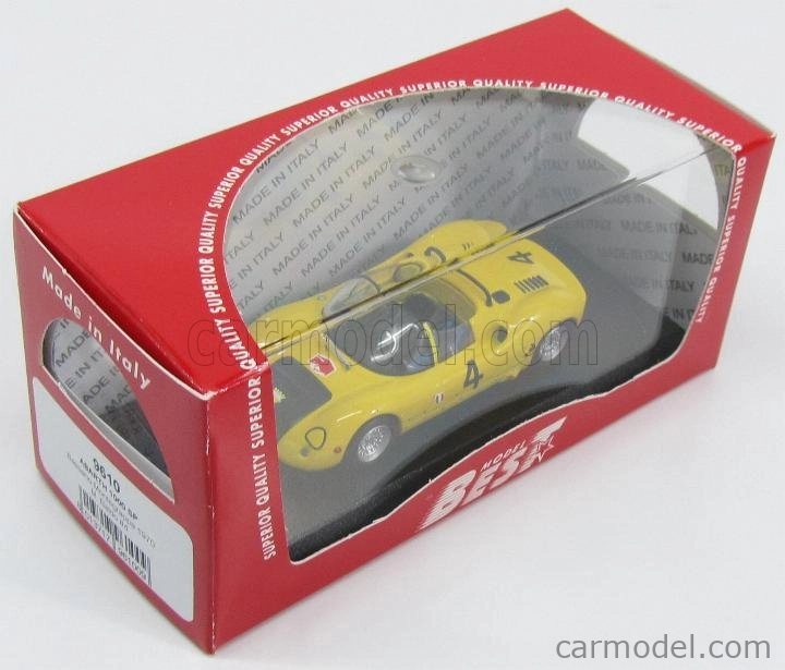 Najlepší model Fiat Abarth 1000sp Spider N 4 Bassano-montegrappa 1970 M.baldo 1:43 Yellow Black