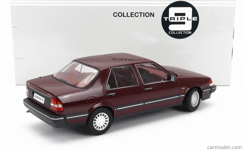 Triple9 Saab 9000 Cd Turbo 1990 1:18 Bordeaux