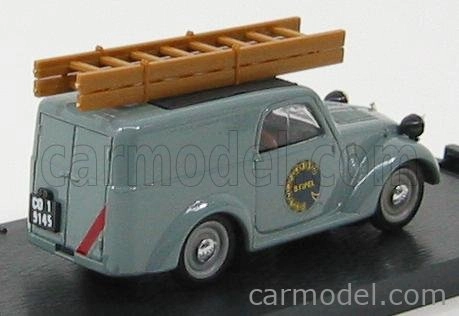 Brumm Fiat 500b Van Stipel 1949 1:43 Sivá