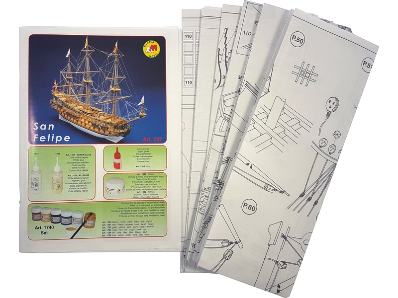 Mantua Model San Felipe 1:75 kit