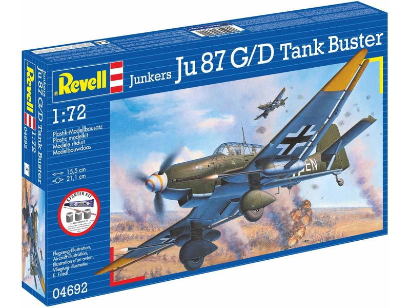Revell Junkers Ju87 G/D Tank Buster (1:72) (štartovacia súprava)