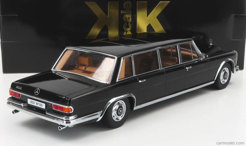 Mercedes benz triedy S 600 Lwb Pullman (w100) 1964 1:18 čierny