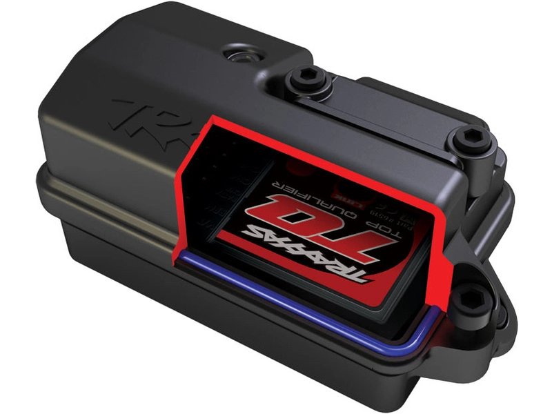 RC auto Traxxas Bandit 1:10 RTR, červenočierna