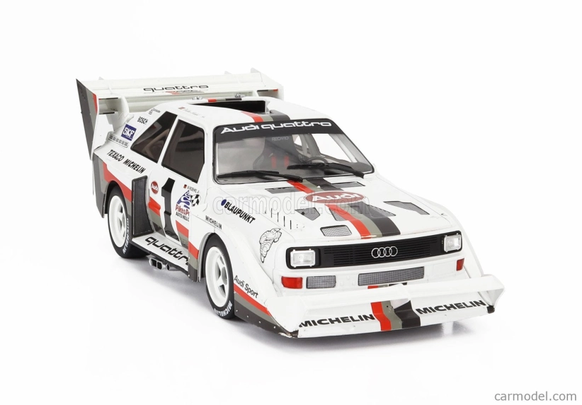 Werk83 Audi Quattro Sport S1 E2 N 1 Víťaz Rally Pikes Peak Hill Climb 1987 Walter Rohrl 1:18 Žltá Biela Červená
