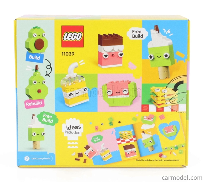 Príslušenstvo Lego Lego Classic - Kreatívni priatelia potravín - 150 Pezzi - 150 ks Rôzne