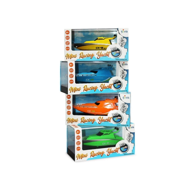 RC loď Mini Racing Yacht, modrá
