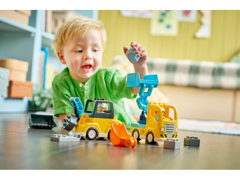 LEGO DUPLO - Vozidlá na stavbe 3 v 1