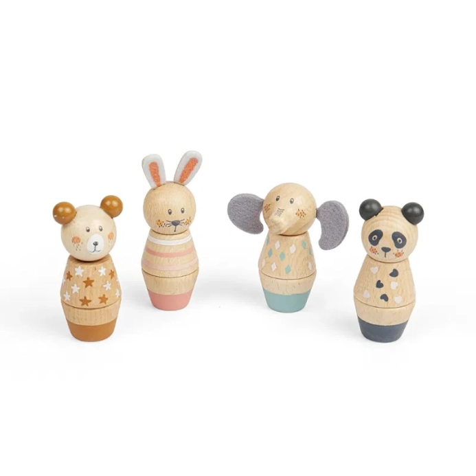 Bigjigs Toys Dřevěné šroubovací zvířátko 1 ks